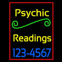 Yellow Psychic Readings With Phone Number Leuchtreklame