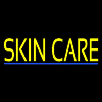 Yellow Skin Care Blue Line Leuchtreklame