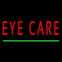 Red Eye Care Green Line Leuchtreklame