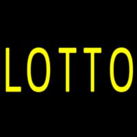 Yellow Lotto Leuchtreklame
