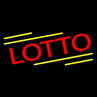 Red Lotto Leuchtreklame