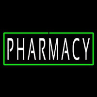 White Pharmacy Green Leuchtreklame