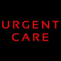 Red Urgent Care Leuchtreklame