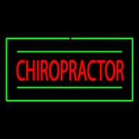 Chiropractor Rectangle Green Leuchtreklame