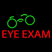 Red Eye E am Green Glass Logo Leuchtreklame