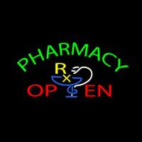 Green Pharmacy Open Leuchtreklame