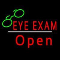 Eye E ams Open White Line Leuchtreklame