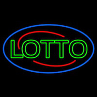 Double Stroke Lotto Leuchtreklame
