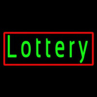 Green Lottery Leuchtreklame