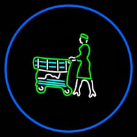 Grocery Logo Leuchtreklame