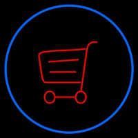 Grocery Trolley Logo Leuchtreklame