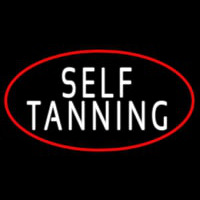 Self Tanning Leuchtreklame