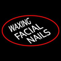 Wa ing Facial Nails Leuchtreklame