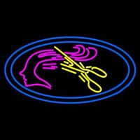 Haircut Logo Leuchtreklame