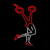 Scissor Logo Leuchtreklame