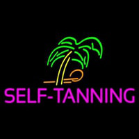 Self Tanning Leuchtreklame