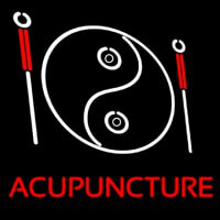 Acupuncture Needle Leuchtreklame