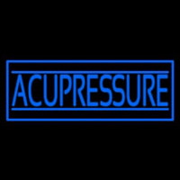 Blue Acupressure Leuchtreklame