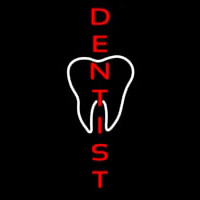 Vertical Dentist Logo Leuchtreklame