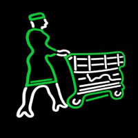 Grocery Logo Leuchtreklame