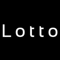 Stylish Lotto Leuchtreklame