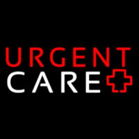 Red Urgent Care Plus Logo 1 Leuchtreklame