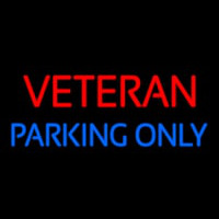 Veteran Parking Only Leuchtreklame