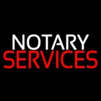 Notary Services Open Leuchtreklame
