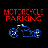 Motorcycle Parking Leuchtreklame