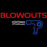 Blowouts Leuchtreklame