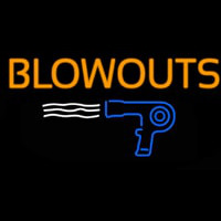 Blowouts Logo Leuchtreklame