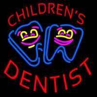 Childrens Dentist Leuchtreklame