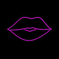 Pink Lips Leuchtreklame