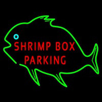 Shrimp Bo  Parking With Green Fish Leuchtreklame